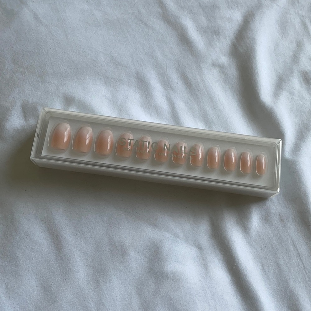 Static nail press on OMBRÉ